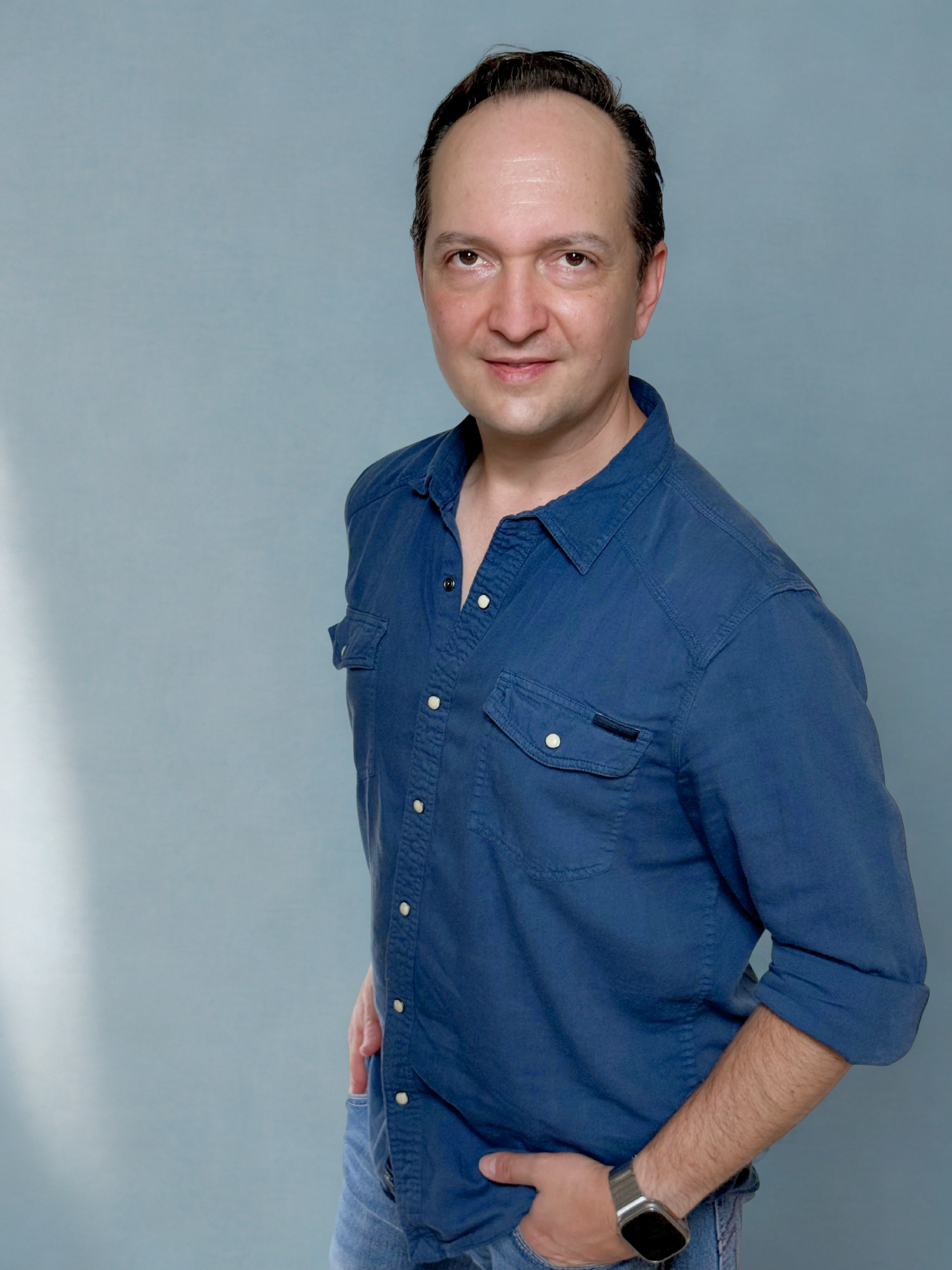 Eugene Gershman in a casual portrait